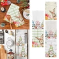 thumbnail image 3 of Easter Kitchen Dish Towel Striped Rabbit Print Household Kitchen Multifunctional Hand Towel Household Cleaning Brushes, 3 of 4