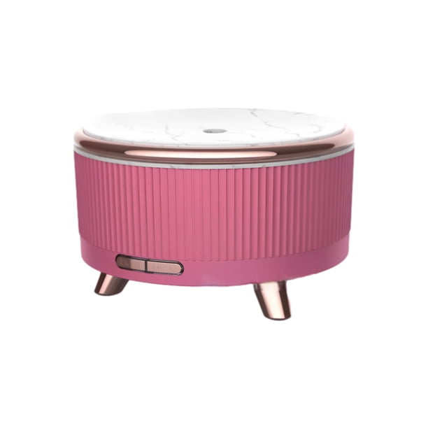 Injueey Humidificador de aire ultrasónico de 500ml, difusor de aceite esencial, humidificador de Aroma eléctrico, rociador enfriador, mejora Humidificadores Rosa roja Enchufe australiano