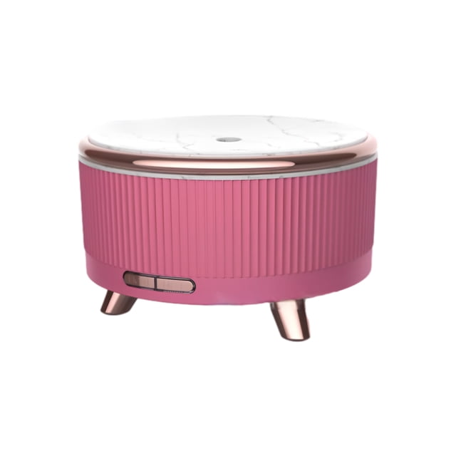 Injueey Humidificador de aire ultrasónico de 500ml, difusor de aceite esencial, humidificador de Aroma eléctrico, rociador enfriador, mejora Humidificadores Rosa roja Enchufe australiano