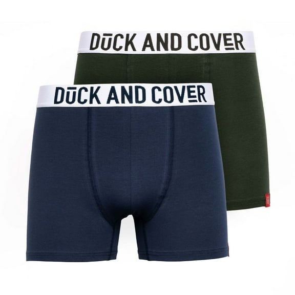 Duck and Cover Mens Galton Boxer Shorts (Pack of 2)