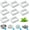 Sponge, variant on Cat water fountain pre-filter sponge 8 pack for ceramic cat fountain and stainless steel pet water fountain