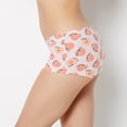 thumbnail image 2 of Culotte Shorty en Coton et Garniture Picot Couleur Pêche Parfaite, 2 of 5