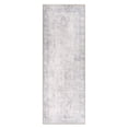 thumbnail image 2 of World Rug Gallery Transitional Distressed Vintage Machine Washable Indoor Area Rug- BLUE 2'6"x10', 2 of 8