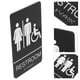 thumbnail image 4 of Letrero de baño acrílico unisex para pasillo (hombres, mujeres, silla de ruedas), 4 of 8