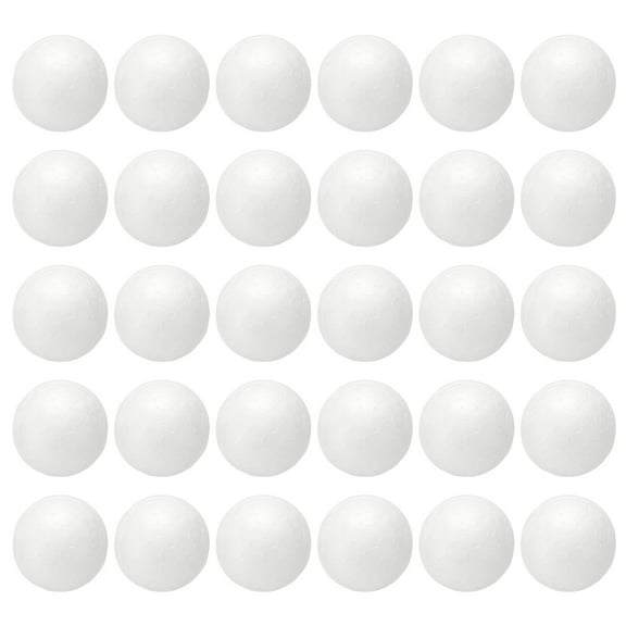 Uxcell 1 inch Craft Foam Balls, 100Pcs Round Polystyrene Foam Balls for DIY Projects Arts and Crafts Supplies, White
