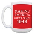 thumbnail image 6 of ThisWear 80th Birthday Gifts for All Making America Great Since 1946 Funny Birthday Coffee Mug 15oz Ceramic Coffee Mug with Handle Red, 6 of 8
