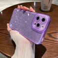 thumbnail image 2 of Funda Protectora De Silicona Suave Con Purpurina Para iPhone 11 , 12 , 13 , Pro X , XS , XR Max, 2 of 3