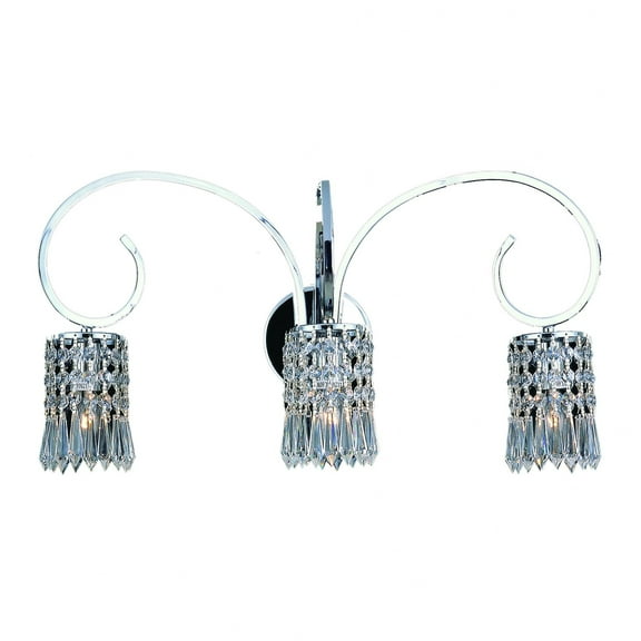 Elk Home 23-Inch Wide Optix Vanity Light, Modern, Polished Chrome