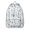 White, variant on Traditional Mandala Backpack, Lightweight School Bag with Abstract Spiritual and Zen Motifs