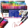 thumbnail image 1 of Marcadores Artecho 120 Colores Punta Doble Fina y Pincel, 1 of 6