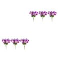 thumbnail image 1 of Cateissary 3x Arreglo de flores artificiales de larga duración para interiores o exteriores Apariencia realista púrpura púrpura 2Conjunto, 1 of 6