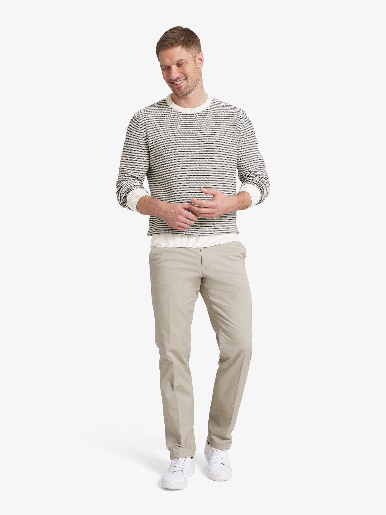 Chaps Men's & Big Men's Long Sleeve Crewneck Sweater, Sizes S-3XL