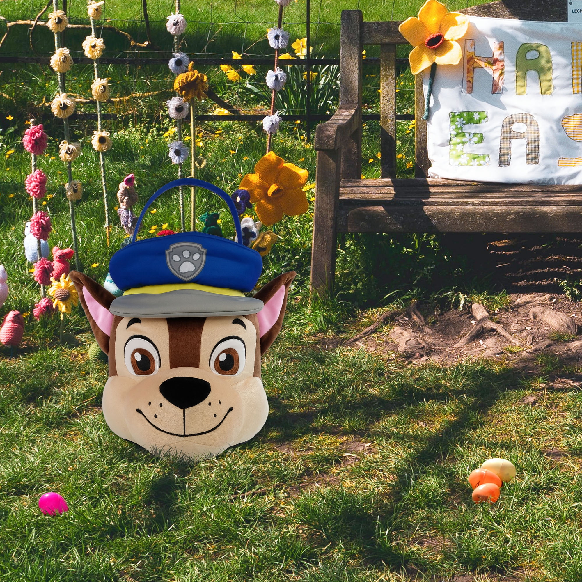 Paw Patrol Chase Figural Plush Easter Basket by Ruz