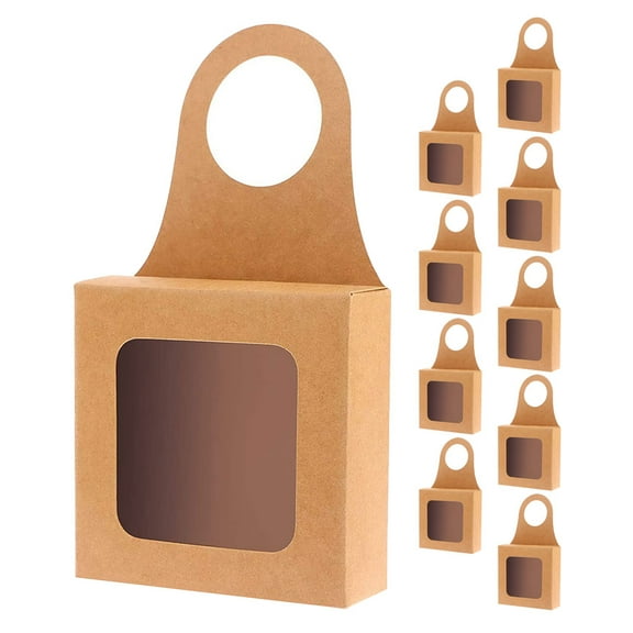 HOMEMAXS 10 Pcs Bottle Hanger Favor Boxes Wine Storage Holder Drink Cup