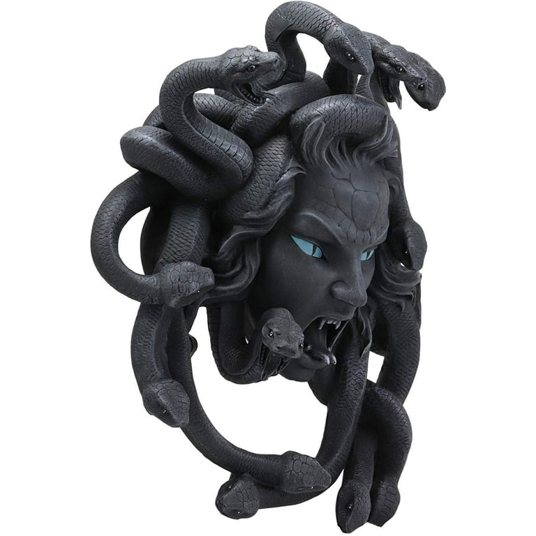 Ebros Greek Mythology Gorgon Goddess Medusa Head with Hair of Snakes Wall  Decor 