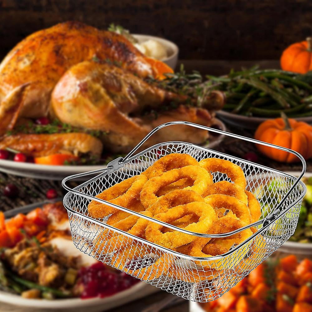 Air Fryer Basket 8.19inch Square Air Fryer Basket For Instant Vortex Air Fryer air Fryer Accessories Walmart