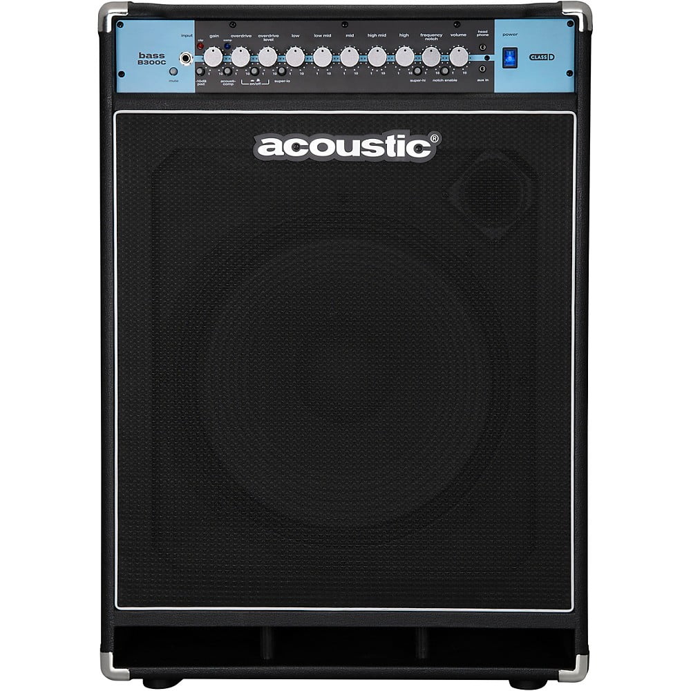 Acoustic B300C 1X15 300W Bass Combo With Tilt-Back Cabinet