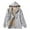 Grey, variant on Women's Hooded Knit Coat with Tunic-Style Zip Front Layer for Everyday Comfort and Modern Red XL