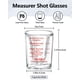 thumbnail image 2 of Set de Vasos Medidores SAIAOKJ 2x60 ml Rojo, 2 of 6