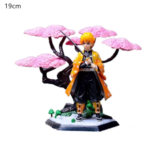Demon Slayer Anime Doll Tanjiro Ni Douzi My Wife Zenyi Butterfly Ninja PVC Action Figure Collection Model Child Birthday Gift Fivean unisex