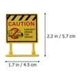 thumbnail image 2 of ULTNICE Mini Traffic Signs Set Yellow Traffic Knowledge Education for Children, 2 of 8