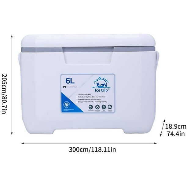 6L Outdoor Cooler Box Small Mini Camping Cool Box for Keeping