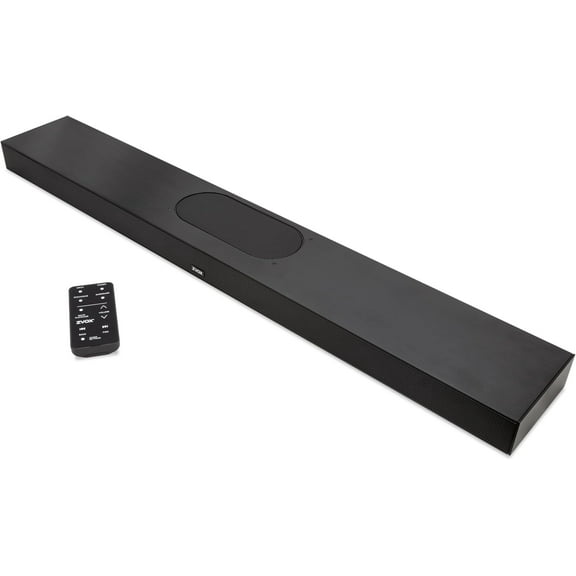 ZVOX AV855 Dialogue Clarifying Soundbar with 20 Levels of Voice Boost, Dual Woofers, HDMI-Compatible