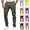Army Green, variant on Men's Chinos Slim Fit Pants Flat Front Button Fly Trouser Casual Stretch Comfort Skinny Tapered Dress Pants With Pockets