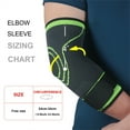 thumbnail image 2 of 1x Compression Elbow Sleeve Nylon Medium Thickness Fit Elbows for Sports Support, 2 of 8