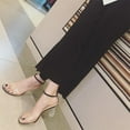 thumbnail image 3 of LOLIPPYY 3Pack Transparent Heels for Women with Elegant Design and Square Buckle, 3 of 5
