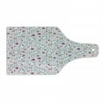 thumbnail image 1 of Cartoon Cutting Board, Loveable Bunnies Numerous Facial Expressions Smiling Wink Sleeping Determined, Tempered Glass Cutting and Serving Board, Wine Bottle Shape, Pale Pink Pink, by Ambesonne, 1 of 1