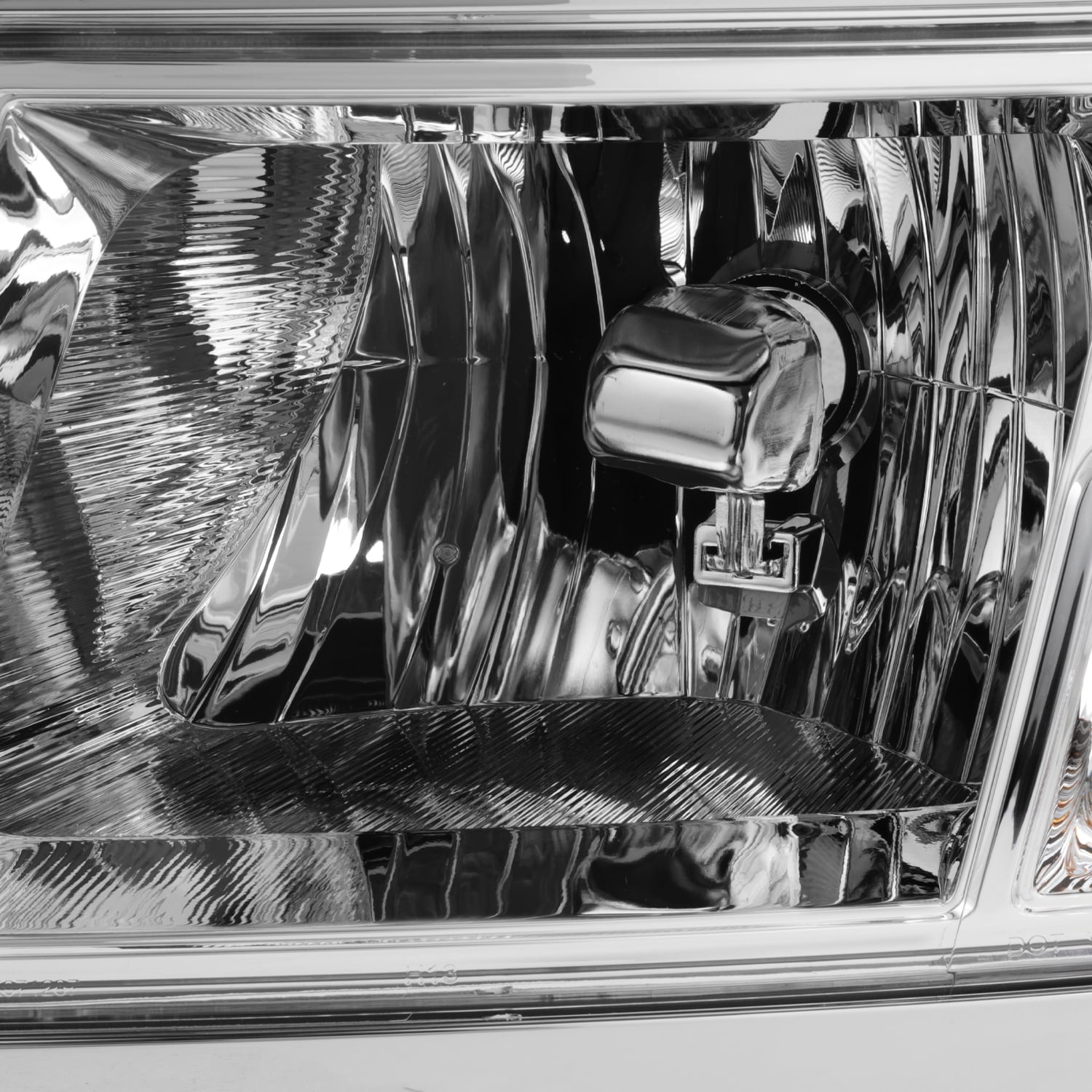 AKKON - Fit 2008 2009 2010 2011 Dodge Dakota 08-11 OE Style Halogen Type Headlights Chrome Driver - Passenger Set