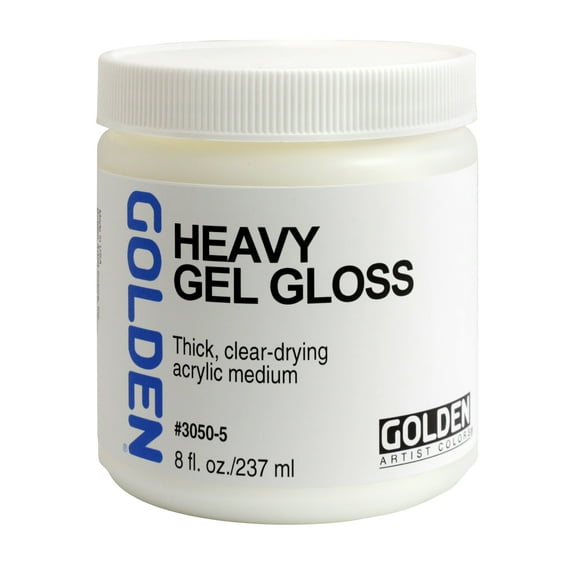 Golden Acrylic Medium, 8 oz, Heavy Gel Gloss