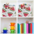 thumbnail image 7 of GZHJMY Collapsible Storage Basket Triangle Watermelon Rectangular Storage Bins Baskets Toys Storage Bins with Handles for Bedroom Home Office 1PCS, 7 of 7