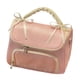 thumbnail image 3 of Neceser para mujer, neceser de maquillaje, estuche de transporte portátil multifuncional, bolso de mano. Rosa L, 3 of 9