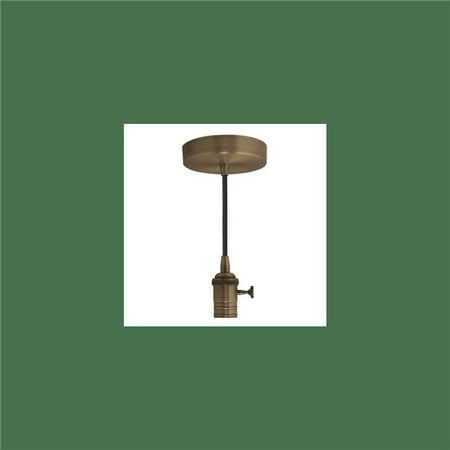 

Bulbrite 1-Light Warm Gold Vintage Pendant Socket and Canopy