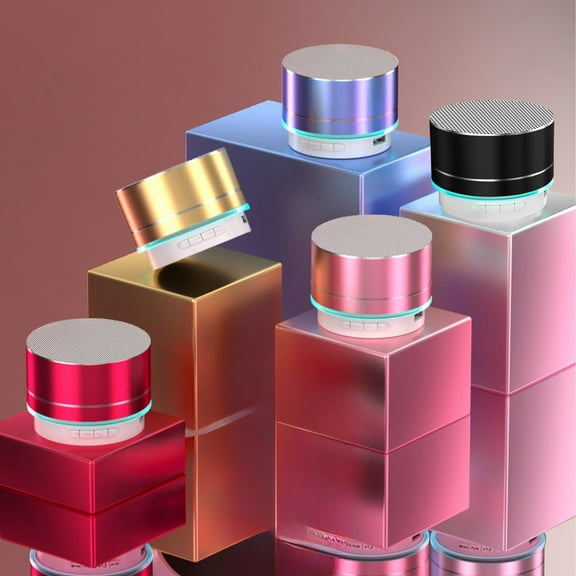 Winter karymi Metal Bluetooth Speaker Mini Portable Laptop Sound System Speakers Bluetooth Wireless Portable Speaker Christmas Gifts for Men Toys for Ages 5-7 Today