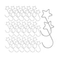 thumbnail image 1 of 100 Piezas de Ganchos para Árboles de Navidad Strade Fareast Limited en Forma de Estrella, 1 of 8