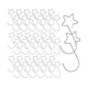 thumbnail image 1 of 100x Ganchos para árboles de Navidad Macarena Forma de Estrella, 1 of 8