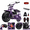 Purple, variant on Mini Dirt Bike GMB100 Basic, 99CC Gas Powered Mini Bike 4-Stroke 3HP, Off-Road Mini Bikes for Teens/Adult, Trail Bike Up to 28 Mph, Weight Support Up to 220 LBS (BLACK)