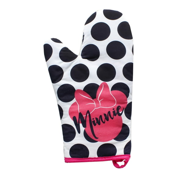 Disney Minnie Mouse Polka Dot Geo Glam Oven Mitt