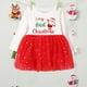 thumbnail image 5 of Mi primer vestido rojo navideño para niñas pequeñas, con estampado de ciervos, vestidos de tutú para niñas pequeñas, atuendo de princesa para bebés, regalos de fiesta, 5 of 5