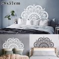 thumbnail image 3 of 28*57cm Wall Sticker Art Black/White DIY Decal Decoration Headboard Home Mandala PVC Removable Pratical Quality, 3 of 5