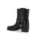 thumbnail image 3 of Paris Texas Female Roxy' Black Western Style Ankle Boots With Brown Nuances In Leather Black Sizes IT 34-50 2/3, 3 of 4