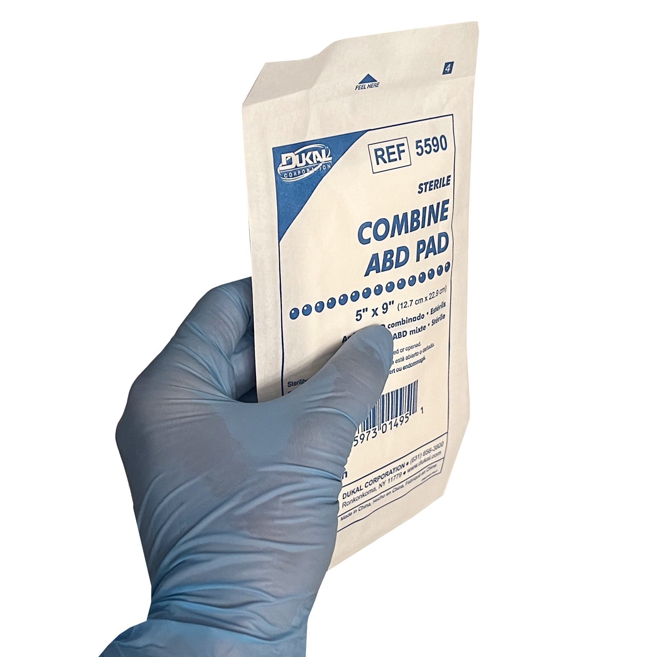 ABD Combine Pads, Sterile, 5" x 9" - Case of 400