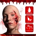 thumbnail image 3 of Afflano Edible Fake Blood Gel, Realistic Washable Fake Blood, Vampire Fake Blood Special Effects Makeup- 60g(2.12 oz), 3 of 4