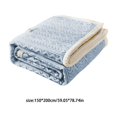 thumbnail image 3 of Throw Blanket Air-Conditioner Blanket,High-Density Flannel Throw,Ultra Soft Cozy Blanket,Lightweight Warm Sofa Cover,All-Season Bed Blanket,Home Office Decor Holiday Gifts, 3 of 6