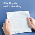 thumbnail image 2 of Disposable Face Towels, 100% Viscose, 20×20 cm, 20 Count, 65 gsm EF Textured, Soft & Absorbent disposable facial Cleansing Cloths, 2 of 7
