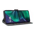 thumbnail image 4 of Phone Wallet Case for Motorola Moto Edge 60 Stylus with Stand - Leather Folio Cover & Card Slots Green, 4 of 5