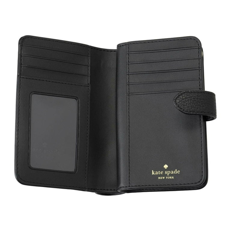 Kate Spade Lena Medium Compact Bifold Wallet ウォレット Kate Spade New York Lena Pebbled Leather Medium Bifold